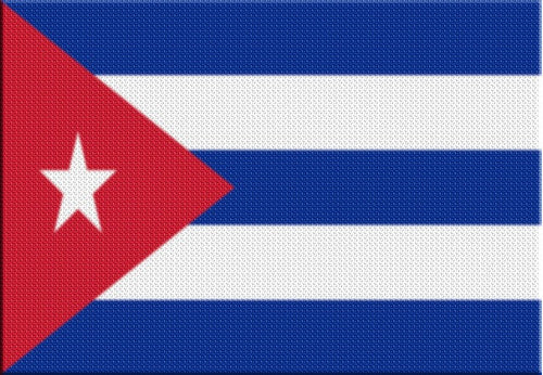 Parche Termoadhesivo Bandera Cuba 0