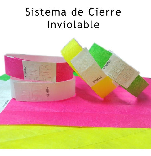 Pulseras Tyvek Customized Numbered Event Promo x 500 3