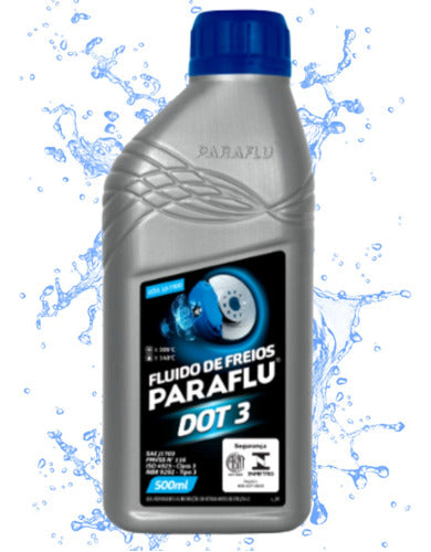 Fluido Oleo De Freio Original Paraflu Azul Dot3 500ml 4