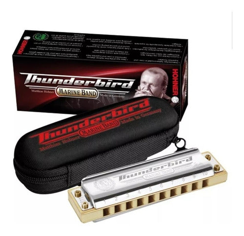 Hohner Thunderbird Marine Band LC Low Diatonic Harmonica 0