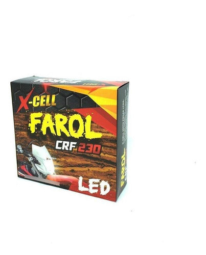 Farol Crf 230 Crf 250f X-cell Com 6 Leds Lente De Plástico 3