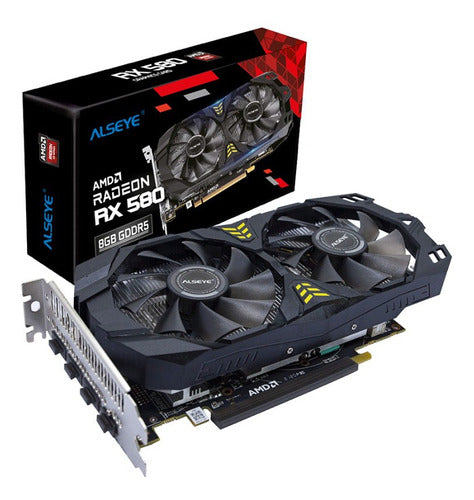 AMD Radeon RX580 8GB DDR5 PCI-E - Alseye Brand, Brand New in Box! 0