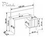 Caemmun Computer Desk - PC Table - Notebook 5