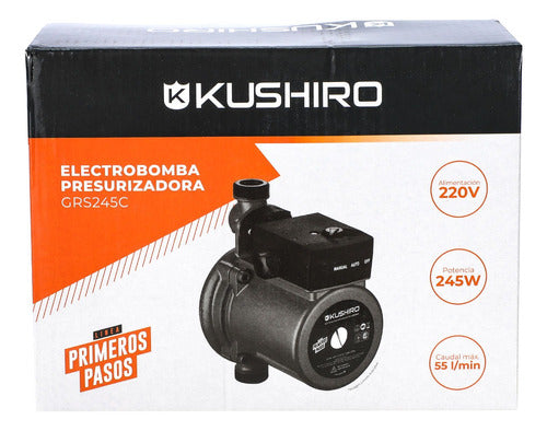 Kushiro GRS245C 1/3HP Pressurizing Pump - 245W - For 4 Bathrooms 2