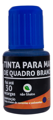 Tinta Para Quadro Branco Jocar Office 20ml Azul C/5 Unidades 1