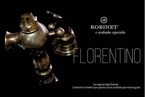 Robinet Bathroom Handle 30cm Copper/Florentine/Oxide/Lead/Black 6