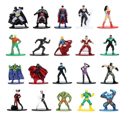 Set Mini Figuras Dc 20 Piezas Universo Binario 1