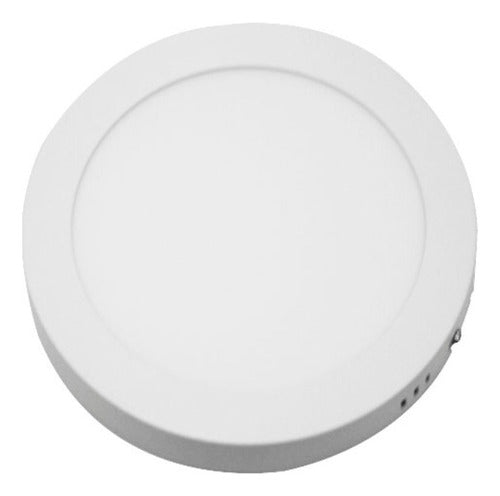 Pack of 5 Round White LED 24W Ceiling Panel Lights Cold White 1