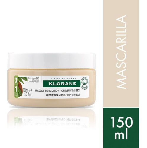 Klorane Cupuacu Bio Mascarilla Cabellos Secos Y Dañados X150 0