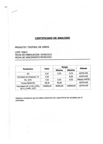 Cmc Espesante - Carboximetilcelulosa - 1000grs. 1