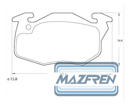 Corven / Hipper Freios Brake Disks and Pads for Renault R9 R11 R19 1