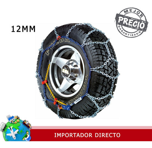 DC Juego Cadenas Nieve Y Barro Para Rodado 195/70/14 -205/65/14 1