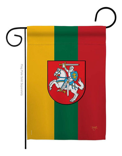 Breeze Decor Lithuania Garden Flag - National Flag for Home & Garden 0