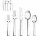 Lianyu - 45-Piece Square Cutlery Set with Serving Utensils 0