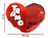 Valentine's Day Sequin Heart - I Love You - 45cm 2