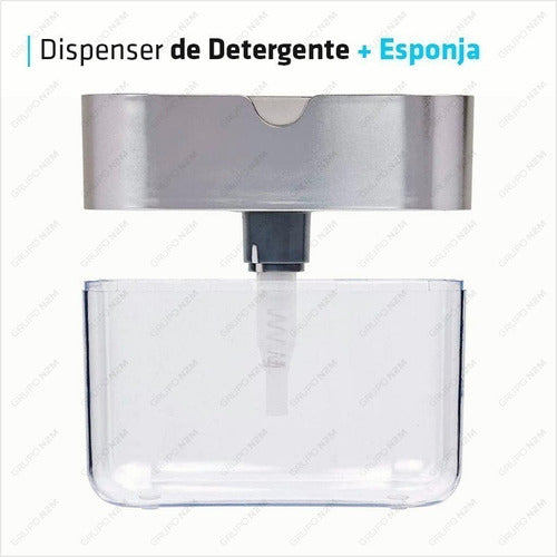 Detergent Dispenser Sponge Holder for Kitchen 2