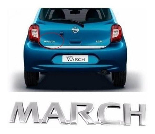 Emblema Insignia Nissan March Palabra 0