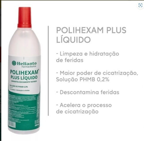 Polihexanida 0,2% Solução Aquosa Alta Cicatrização - 350ml 0