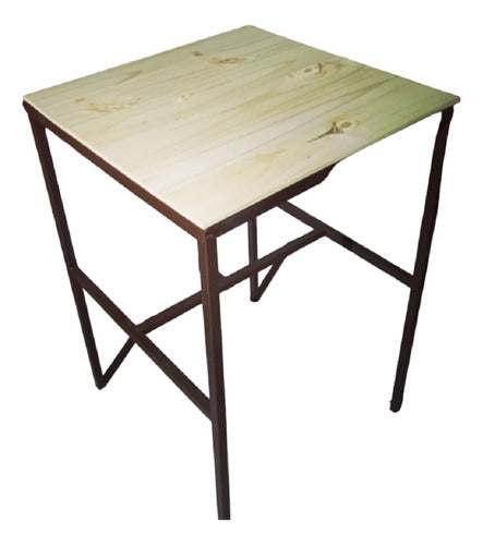 Gabriel Viñote Iron and Wood Tables 0