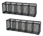 Flytreal Black Mesh Pencil Holder 2 Pieces 5 Grids 0