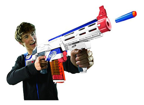 Nerf, Pistola De Juguete Lanza Dardos Retaliator 3