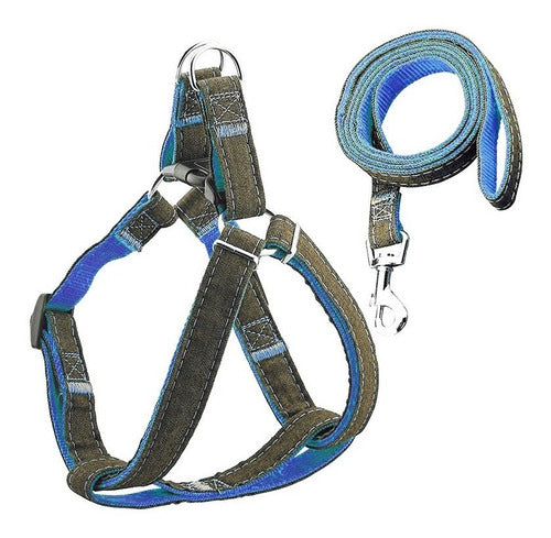 Petz Adjustable Jean Harness with Walking Leash 0