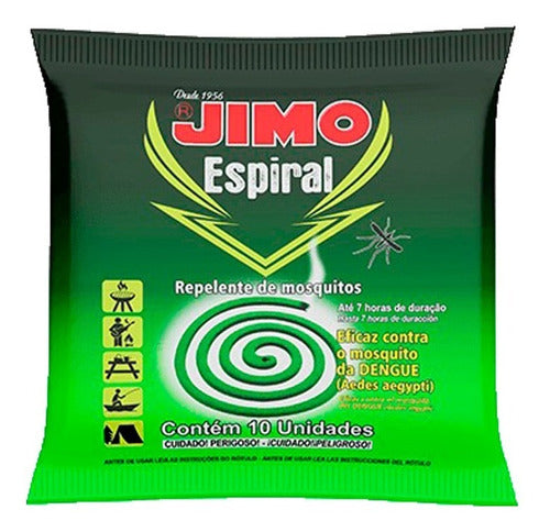 Jimo Espiral Repelente De Mosquitos Dengue 10 Unidades 0