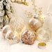 Bstdecor 30 Elegant Christmas Tree Balls 60mm - Champagne 4