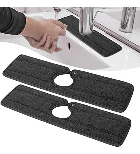 Vsonker 2pcs Faucet Sink Mat, Protectores De Fregadero Para Fregadero 0