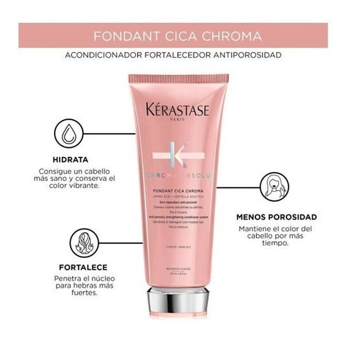 Shampoo Bain Riche Chroma Absolu Y Fondant  Kerastase 2