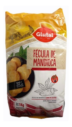 Glutal Pack 6u X 1 Kgr. Fécula De Mandioca Glutal Sin Tacc 0