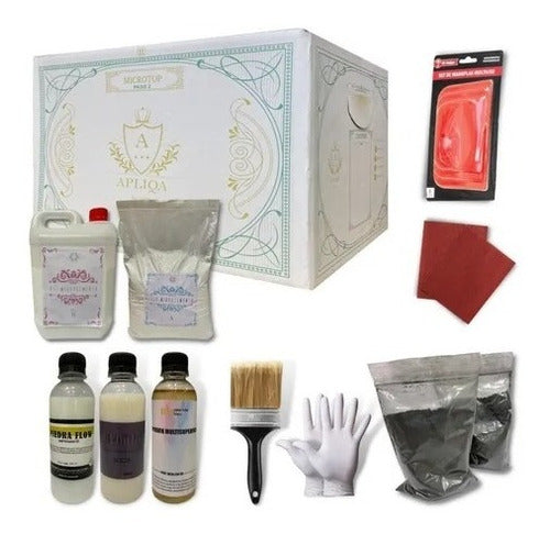 APLIQA Complete Microcement Kit for Kitchens with Lacquer 0