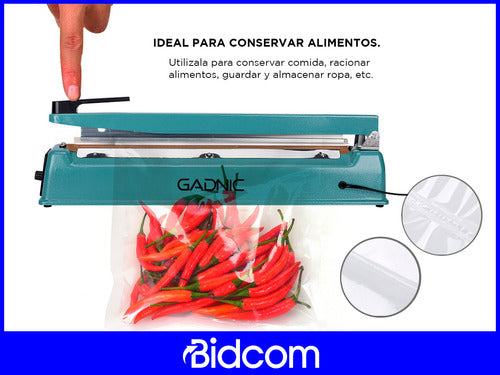 Gadnic Bag Sealer Industrial 40cm Professional 350W + RTO 5