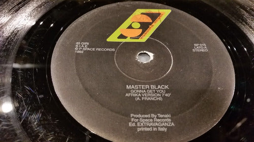 Master Black Gonna Get You Vinilo Maxi Italy Buen Estado 92 1