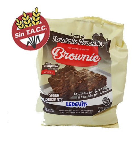 Premezcla Brownie Ledevit X 500grs Cotillon Sergio Once 2