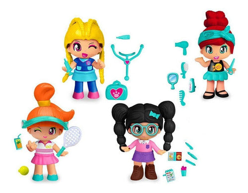 Pinypon Doll Figure Professions with Accessories - 4 Models 0