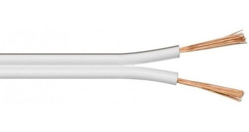 Cable Gemelo Blanco 2x0,75mm² - Rollo 100 Metros -sc- 0