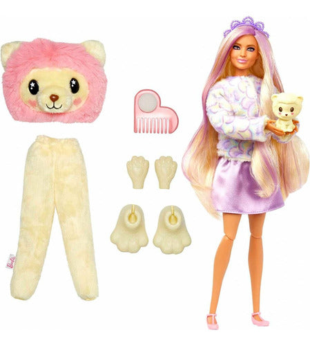 Barbie Cutie Reveal - Lion - 10 Surprises - Mattel 2