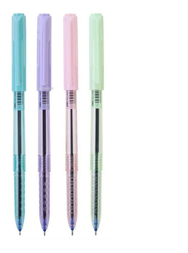 Deli Arrow Common Ballpoint Pen 0.7mm Blue X4u - Libreria Jr 0