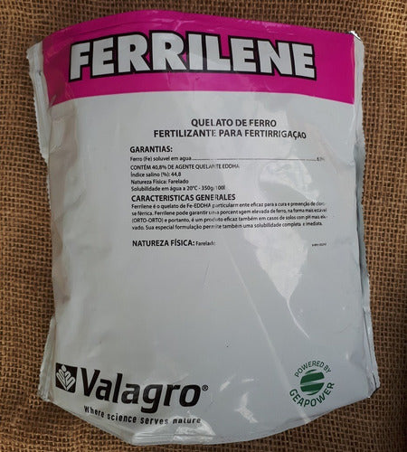 Ferrilene Quelato De Ferro Quelatizado Eddha Hidroponia 250g 1