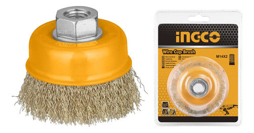 Ingco Brush Cup for Grinder 75mm WB10751 1