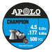 Apolo Champion Cal 177 4.5 Mm 0.55gr X500 Units 1