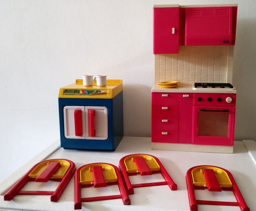 Juego De Cocina Para Muñeca Antiguo 6