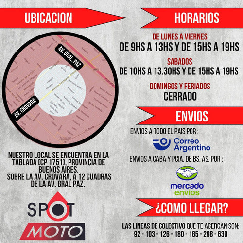 Pro Tork Manija De Freno Honda Titan 2000 CG 125 KS ES Fan 125 Spot 7