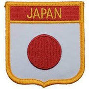 Be Custom Embroidered Patch Japan Flag Shield 0