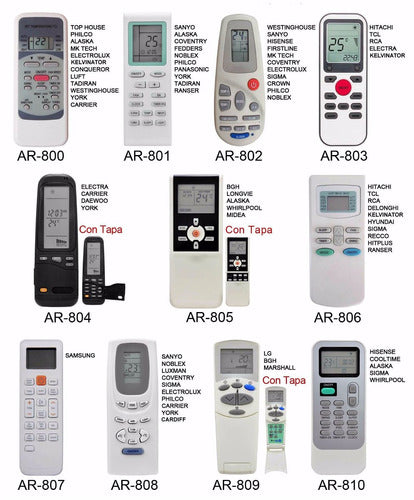 Controles Remote Air Surrey Carrier Rfl-0301 Rfl-0601ehl 2