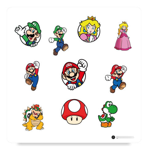 Mario Bross Temporary Tattoos 0