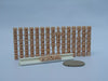 Alphabet Upper Case Stamp Set 10mm + Ceramic Ruler, Clay 3