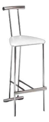 Mobilarg High Stool for Breakfast Bar Island Completely Chromed and Reinforced Modern Kitchen + Factory Warranty 3