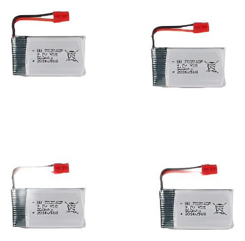 Syma X5HW X5HC 4pcs X5HW-11 3.7V 500mAh LiPo Battery 0